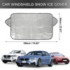 Unique Bargains Thicken 4-Layer Sun Reflector Car Windshield Snow Ice Cover Extra Large - 4 of 4