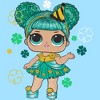 Men's L.O.L Surprise Clover Emerald Babe T-Shirt - 2 of 4