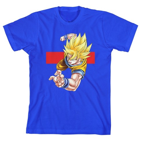 Youth Boys Dragon Ball Z Battle Mode Goku Royal Blue Youth Boys Graphic ...