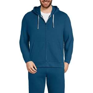 Lands' End Men's Serious Sweats Full Zip Hoodie - 1 of 3
