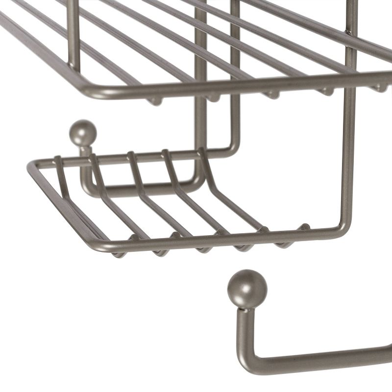 Flat Wire Shower Caddy Gray - Honey Can Do, 6 of 8