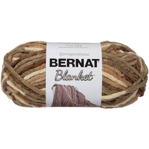 Bernat Blanket Big Ball Yarn, Brown