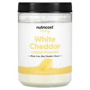 Nutricost Pantry,  White Cheddar Cheese Powder, 40.5 oz (1,134 g) - 1 of 2