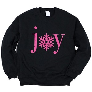 Simply Sage Market Women's Graphic Sweatshirt Joy Snowflake - 1 of 4
