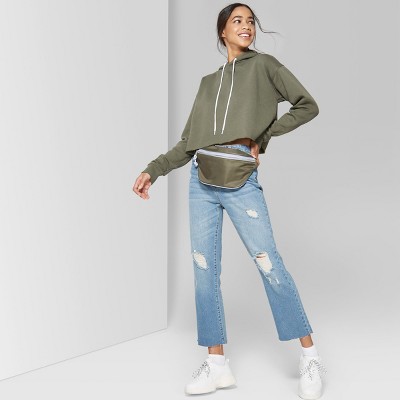 wild fable cropped hoodie