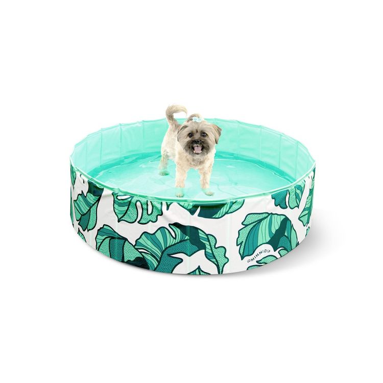 MINNIDIP Pup Dip - That's Banana Leaves Dog Pool, 1 of 4
