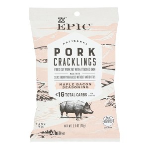 Epic - Pork Crackling - Maple Bacon Seasoning - Case of 12 - 2.5 oz - 1 of 2