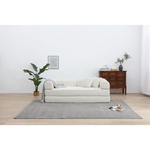 PAGED Convertible Sleeper Sofa Corduroy Folding Couch with Non-Slip Pad, 3-Seat Sofa Bed for Apartment - 1 of 4