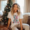 Simply Sage Market Women's Reindeer Stacked Short Sleeve Garment Dyed Tee - 2 of 4