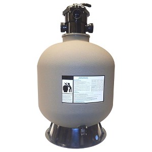 Swimline Hydrotools 22 Inch Sand Filter Combo Set with Stand and Multi-Port Valve for 21,000 Swimming Pools, 250 Pound Sand Capacity - 1 of 4