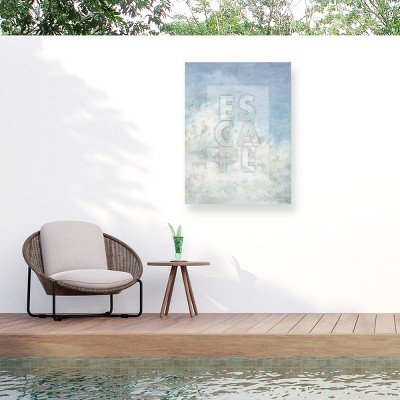 Lisa Audit Heavenly Blue 06 Outdoor Canvas Art