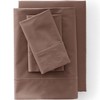 Lands' End 400 Thread Count Premium Supima Cotton No Iron Sateen Pillowcases - 2 of 2