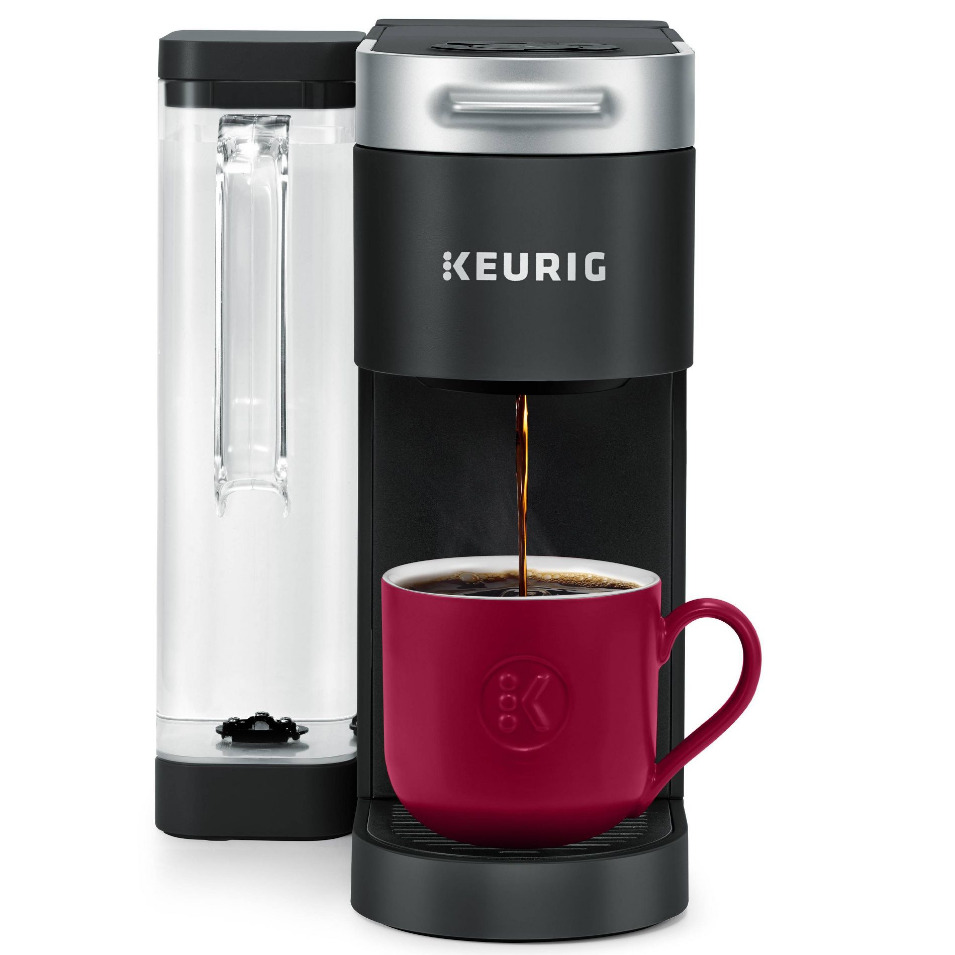 Keurig K-Supreme Single-Serve K-Cup Pod Coffee Maker - Black: Automatic Shut-Off, Removable Reservoir, Brews Iced Coffee