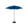 9FT Outdoor Patio Double Sided Umbrella With 6 Steel Ribs,Table Umbrella With Push Button Tilt And Crank,Base Not Included-Coolbibila - 2 of 4