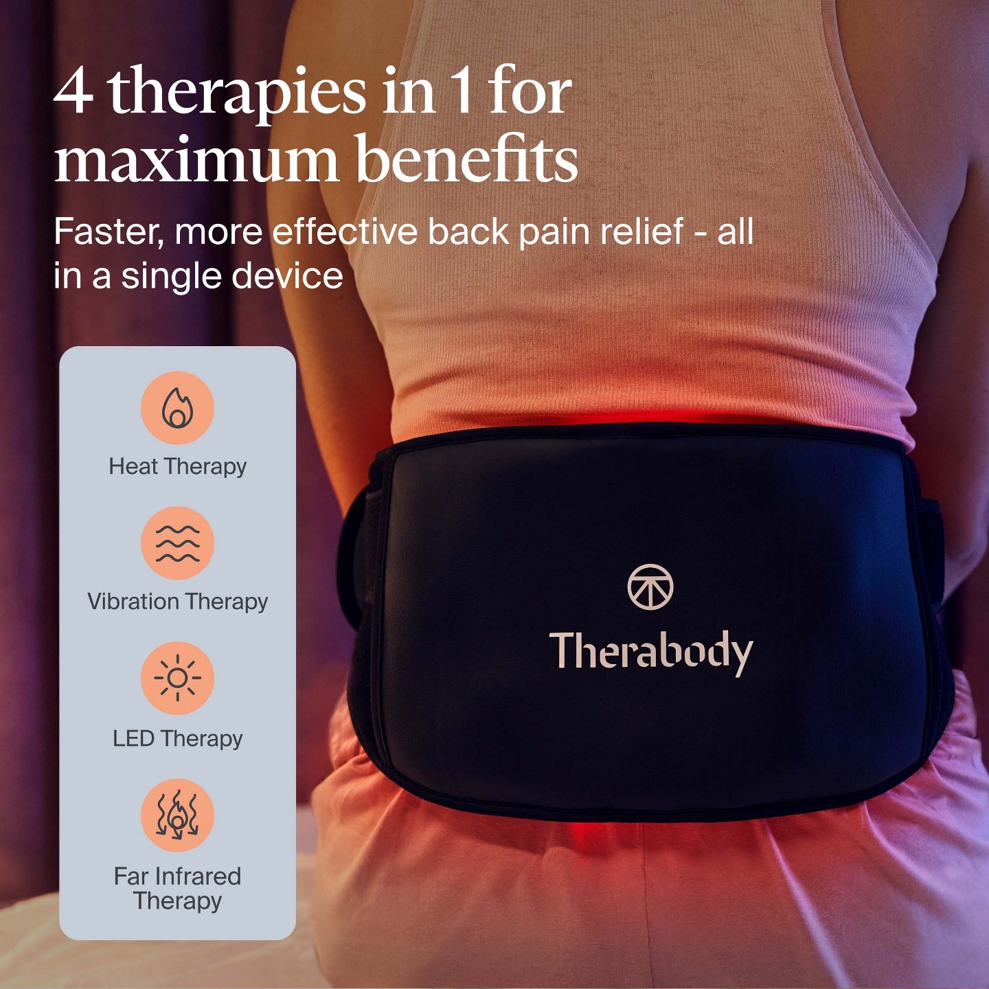 Therabody ThermBack LED 4-in-1 Back Wrap — фото 3