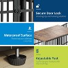 Dog Crate Furniture with 3 Doors,Wooden Crate End Table 3-in-1 Wooden Dog Kennel with Sturdy Panels for Medium to Large Dogs - 3 of 4