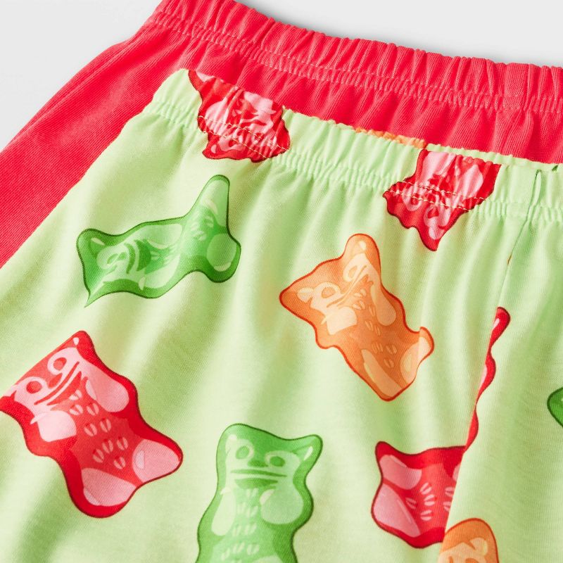 Girls' L.O.L Surprise! x Haribo 3pc Pajama Set - Peach Orange/Red/Light Green, 4 of 5