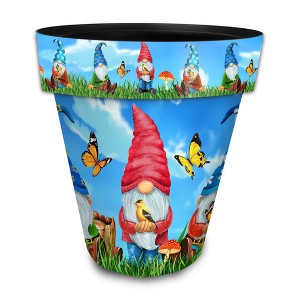 Briarwood Lane Summer Planter 14" x 15" x 15" Gnome Sweet Gnome Large For Summer Planter - 1 of 2