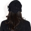 Anna-Kaci Women's Handmade Crochet Lace Cap with Floral Appliques and Elegant Vintage-Inspired Design - 4 of 4