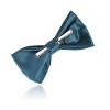 Young Boy's Pre-tied Clip On Bow Tie - Formal Tuxedo Solid Color - image 2 of 4