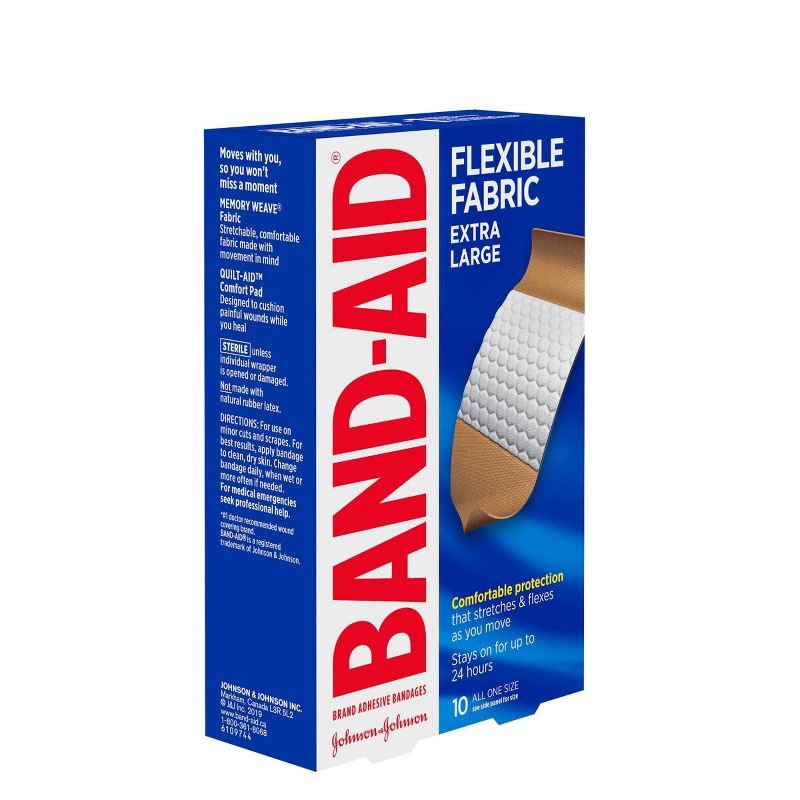 Band-Aid Heavy Duty Flex Bandage - 10ct, 4 of 10