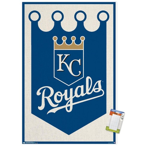 Blue and white, you better believe it!  Royal logo, Kansas city royals, Kc  royals baseball