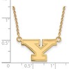 Black Bow Jewelry 14k Yellow Gold Plated Sterling Silver Youngstown State Penguins NCAA Necklace 18 Inch - image 3 of 4