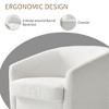 Dyonery Swivel Accent Chair Set of 1-Comfy Living Room Armchair No-Sag Foam,Swivel Accent Single Sofa for Bedroom Living Room,Office - 3 of 4