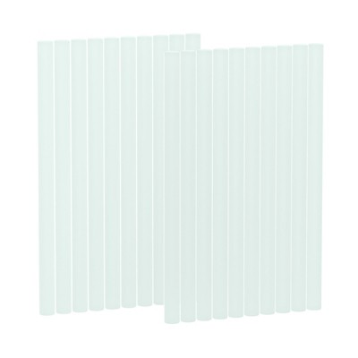 HANSILK 20Pcs 3.7 inch x 0.27inch Hot Melt Glue Stick