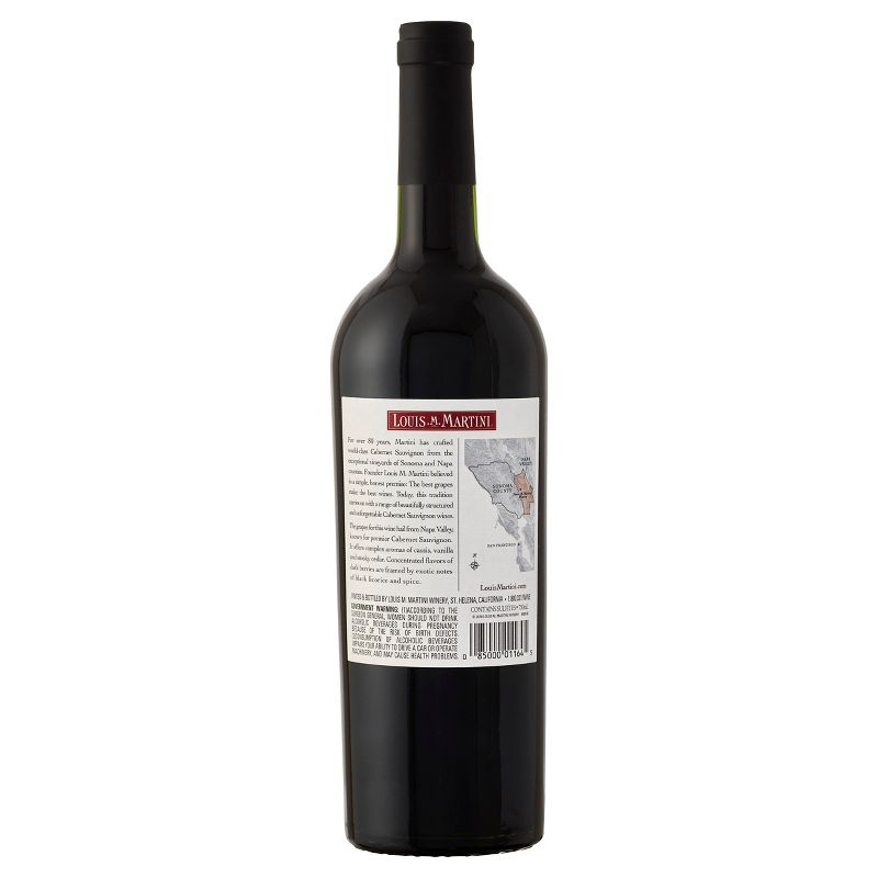Louis M. Martini Napa Valley Cabernet Sauvignon Red Wine - 750ml Bottle, 3 of 6