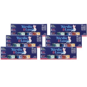 Birdie & Louie Gourmet Wet Cat Food Variety Pack - Case of 6/12 pack, 3 oz - 1 of 3