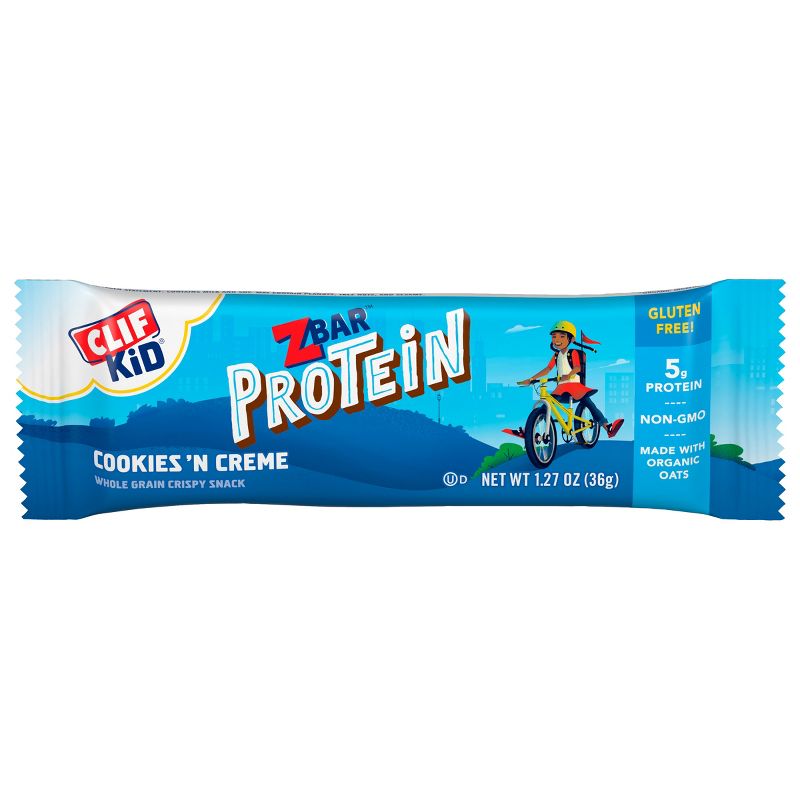CLIF Kid ZBAR Protein Cookies &#39;N Creme Snack Bars - 12.7oz/10ct, 3 of 12