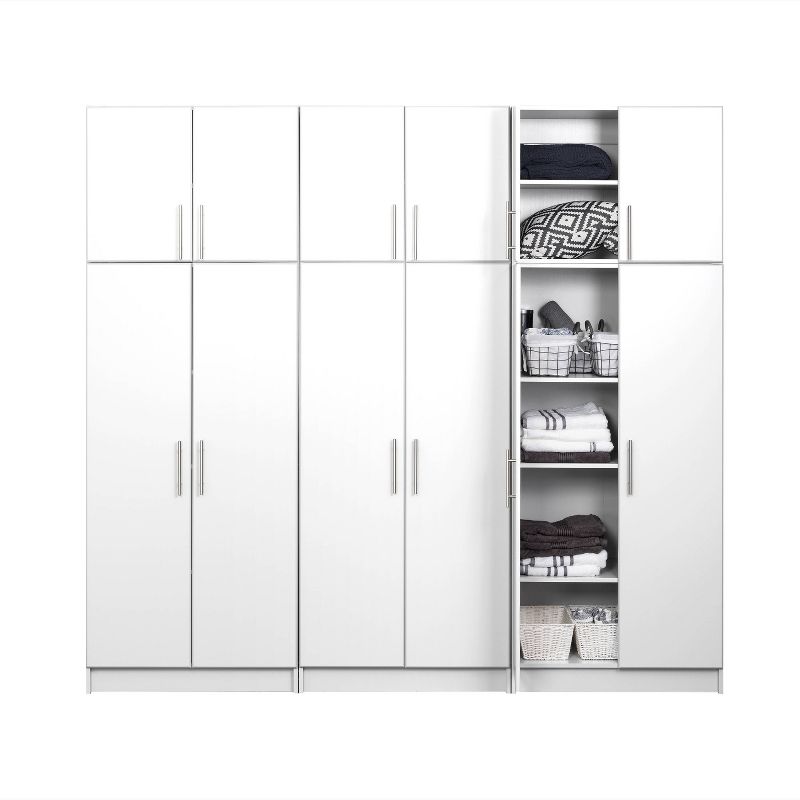 96&#34; Elite with 6 Storage Cabinet Set White - Prepac, 3 of 7