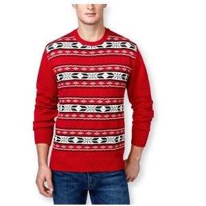 Weatherproof Mens Vintage Fair Isle Shawl Sweater - 1 of 1