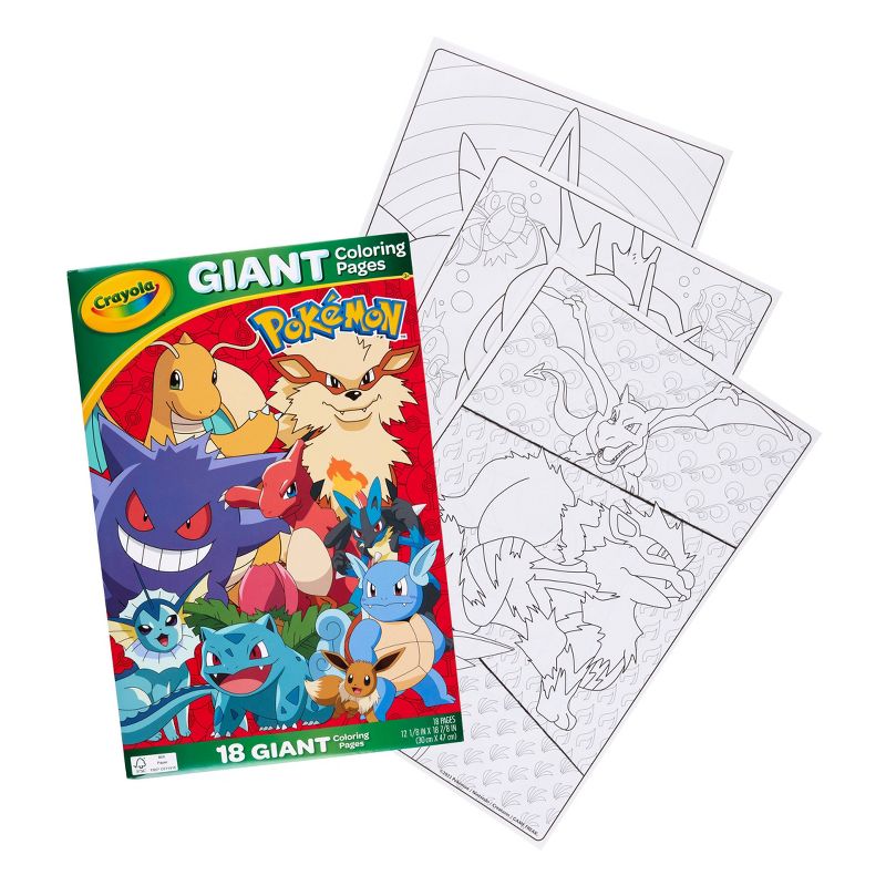 Crayola Pokemon Giant Coloring Pages, 2 of 8