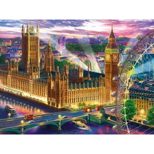 Sunsout London Evening 1000 pc Jigsaw Puzzle 42981 - 1 of 4
