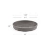 Ecopots Round Recycled Plastic Modern In/Outdoor Planter Flower Pot Saucer - 3 of 3