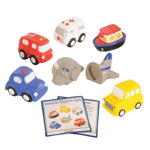 Kaplan Early Learning Toddler Vehicle Match-Ups - Set of 6 - 1 of 4