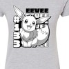 Women's - Pokémon - Eevee Panel Fitted Graphic T-Shirt - 2 of 3