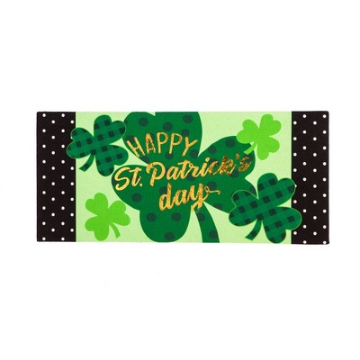 St. Patrick's Day Shamrocks Sassafras Switch Mat