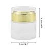 Unique Bargains Frosted Glass Dispensing Bottle for Bathroom 1 Pc - 4 of 4