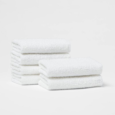 6pk Washcloth Set Dark Gray - Room Essentials™