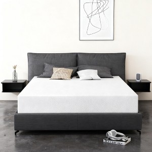 Dyonery 8-10 Inch  Mattress, Fiberglass-Free with Tencel Cover & Green Tea Gel Memory Foam, Medium Firm Support for Back Pain Relief - 1 of 4