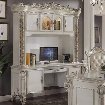 89" Vendome Desks Antique Pearl Finish - Acme Furniture