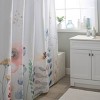 Jardin Fabric Shower Curtain - Moda at Home: Polyester, Botanical Pattern, Grommet Top, Machine Washable - 2 of 3