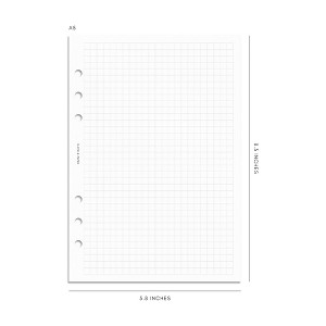 Cloth & Paper A5 Graph Note Planner Inserts - 1 of 4