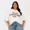 Women's Sourdough Fleece Graphic Sweatshirt - White - 2 of 3