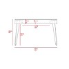 NicBex Minimalist Writing Desk Reading Table with 1 Drawer&Metal Hairpin Legs,Modern Home Worstation,Mahogany - 3 of 4