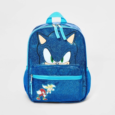 Sonic The Hedgehog Character With 3-d Ears And Quills Mini Faux Leather  Backpack Blue : Target