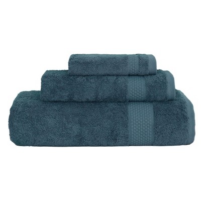 Linum Home Textiles 100% AEGEAN Long Staple Turkish Cotton STARLIGHT Terry 3 Piece Towel Set